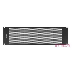 Lanberg AK-1413-B 19 3U fekete fém hálós,perforált vakpanel