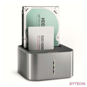 Axagon ADSA-DC SuperSpeed USB DUAL 2.5,3.5 HDD,SSD DUAL dokkoló