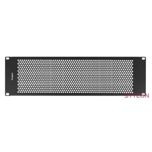 Lanberg AK-1413-B 19 3U fekete fém hálós,perforált vakpanel