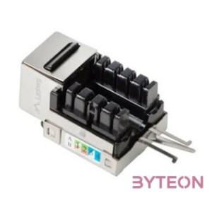 Lanberg KSF6-1090 Cat6 FTP 90-os betűzős árnyékolt RJ45 Keystone jack