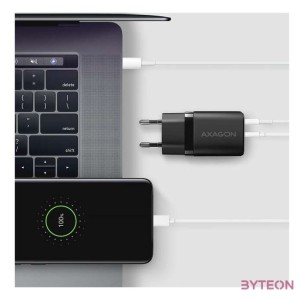 AXAGON ACU-PQ20 QC3.0,AFC,FCP  PD type-C 20W fekete töltő