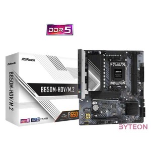 Asrock B650M-HDV,M.2 desktop alaplap microATX