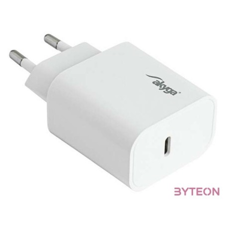 CHG Akyga AK-CH-18 USB-C PD 5-12V , max. 3A 20W Quick Charge 3.0 gyorstöltő