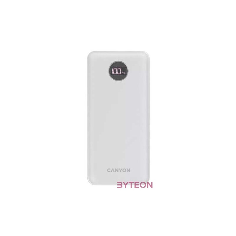Canyon PB-2002 20000mAh LiPo powerbank fehér