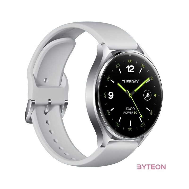 Xiaomi Watch 2 TPU szíjas ezüst okosóra