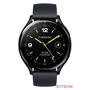 Xiaomi Watch 2 TPU szíjas fekete okosóra