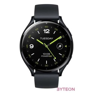 Xiaomi Watch 2 TPU szíjas fekete okosóra