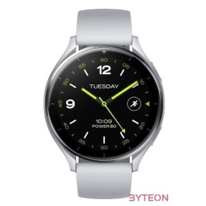 Xiaomi Watch 2 TPU szíjas ezüst okosóra