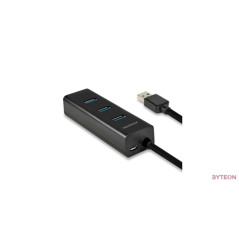 HUB Axagon HUE-S2B 4-port [USB3.0] - Fekete