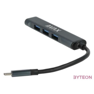 AVAX HB601 CONNECT Type C-4xUSB 3.0 HUB