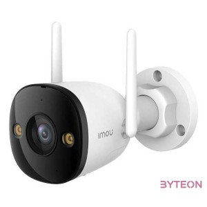 IMOU Bullet 3 ,3MP,3,6mm,kültéri,H265,LED30m,SD,kétirányú hang,fehérfényes IP Wifi csőkamera