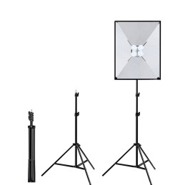 Puluz Stúdió készlet Softbox LED 50x70cm, állvány, LED izzók 4 db PU5071EU