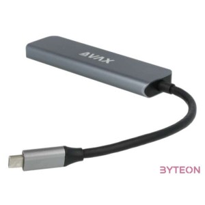 AVAX HB611 CONNECT 5in1 Multi Type C-HDMI(4k60Hz), TypeC, 2xUSB 3.0, PD 100W HUB