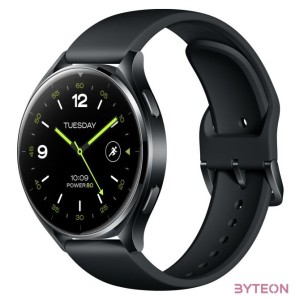 Xiaomi Watch 2 TPU szíjas fekete okosóra