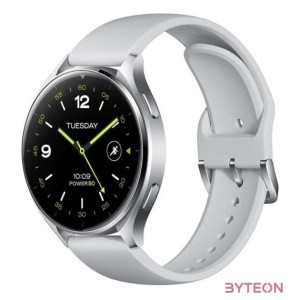 Xiaomi Watch 2 TPU szíjas ezüst okosóra