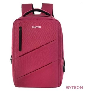 Canyon BPE-5 15,6 notebook poliészter hátizsák rózsaszín-fekete