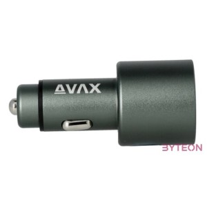 AVAX CC680B CARLY 140W USB AType C fekete autós töltő