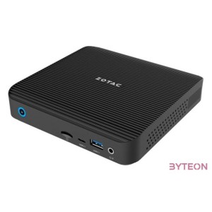 Zotac ZBOX-CI343-BE Mini,Intel N100,fekete barebone asztali számítógép