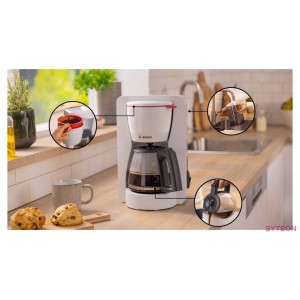 Bosch TKA2M111 fehér  10 személyes filteres kávéfőző