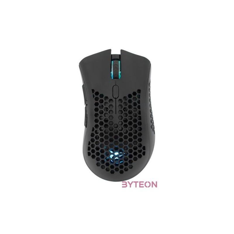 White Shark LIONEL WGM-5012B vezeték nélküli fekete gamer egér