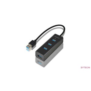 HUB Axagon HUE-S2BL 4-port [USB3.0] - Fekete
