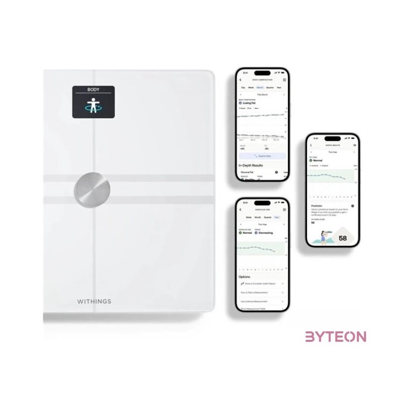 Withings Withings Body Comp Wi-Fi fehér személymérleg