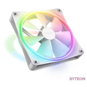 NZXT F140 RGB Duo (single pack) 14 cm 1800RPM fehér ház ventilátor