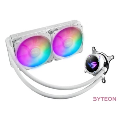 ASUS ROG STRIX LC II 240 ARGB 120mm vízhűtés fehér processzor hűtő