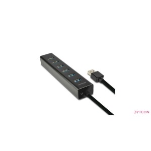 HUB Axagon HUE-SA7BP 7-port [USB3.0] - Fekete