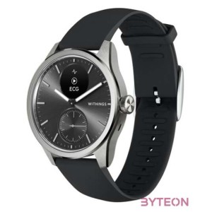 Withings HWA10-model 4 ScanWatch 2 42mm fekete okosóra