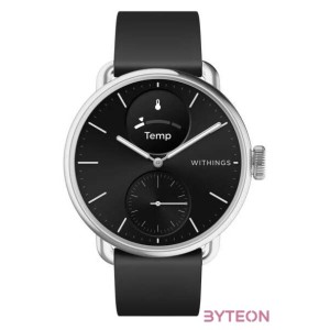 Withings HWA10-model 1 ScanWatch 2 38mm fekete okosóra