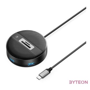 ORICO ORICO-YS5-C3-03-BK-BP Type-C 4xUSB,SD,TF USB HUB