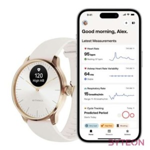 Withings HWA11-model 1 ScanWatch Light 37mm rózsaarany sand okosóra