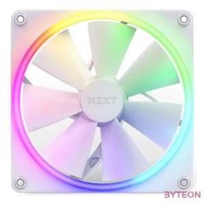NZXT F140 RGB Duo (single pack) 14 cm 1800RPM fehér ház ventilátor