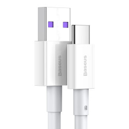 USB-USB-C Baseus Superior Series kábel, 66 W, 1 m (fehér)