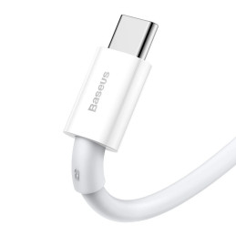 USB-USB-C Baseus Superior Series kábel, 66 W, 1 m (fehér)