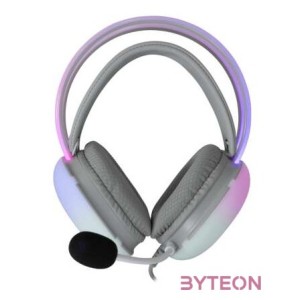 White Shark FIREFLY GH-2342W fehér gamer fejhallgató