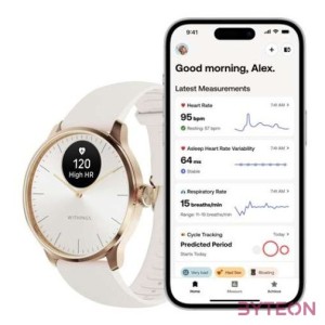 Withings HWA11-model 1 ScanWatch Light 37mm rózsaarany sand okosóra
