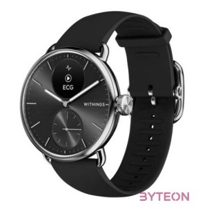 Withings HWA10-model 1 ScanWatch 2 38mm fekete okosóra