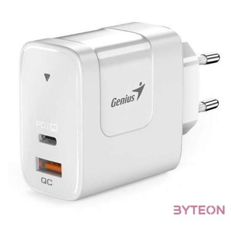 Genius PD-65AC 65W USB,Type-C fehér hálózati adapter