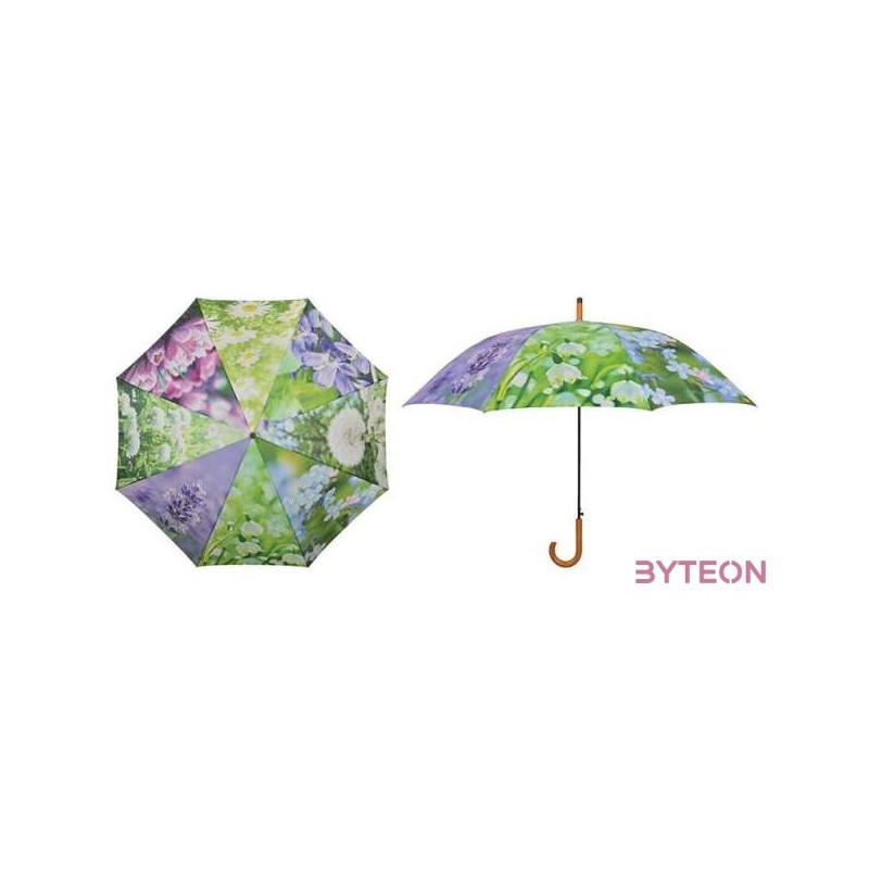 Virágos esernyő, 120 cm átmérőjű