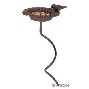 Öntöttvas madáritató, növényfuttatóval, 128 cm