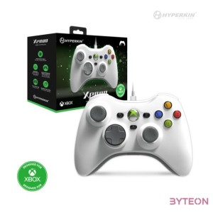 Hyperkin Xenon Xbox SeriesOne,Windows 1110 fehér Xbox liszenszelt vezetékes kontroller