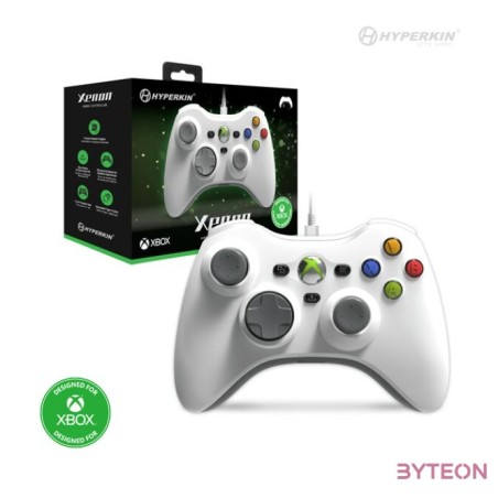 Hyperkin Xenon Xbox SeriesOne,Windows 1110 fehér Xbox liszenszelt vezetékes kontroller