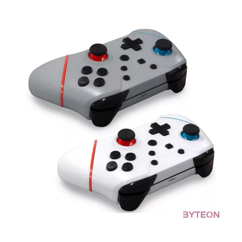 Armor3 NuChamp Nintendo Switch vezeték nélküli kontroller csomag (2db) (Fehér, Ezüst)