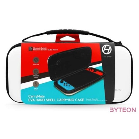 Hyperkin CarryMate EVA Nintendo Switch,Switch OLED,Switch Lite Fehér erősített utazótok