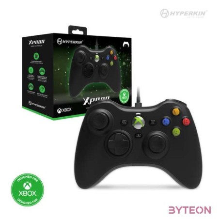 Hyperkin Xenon Xbox SeriesOne,Windows 1110 fekete Xbox liszenszelt vezetékes kontroller