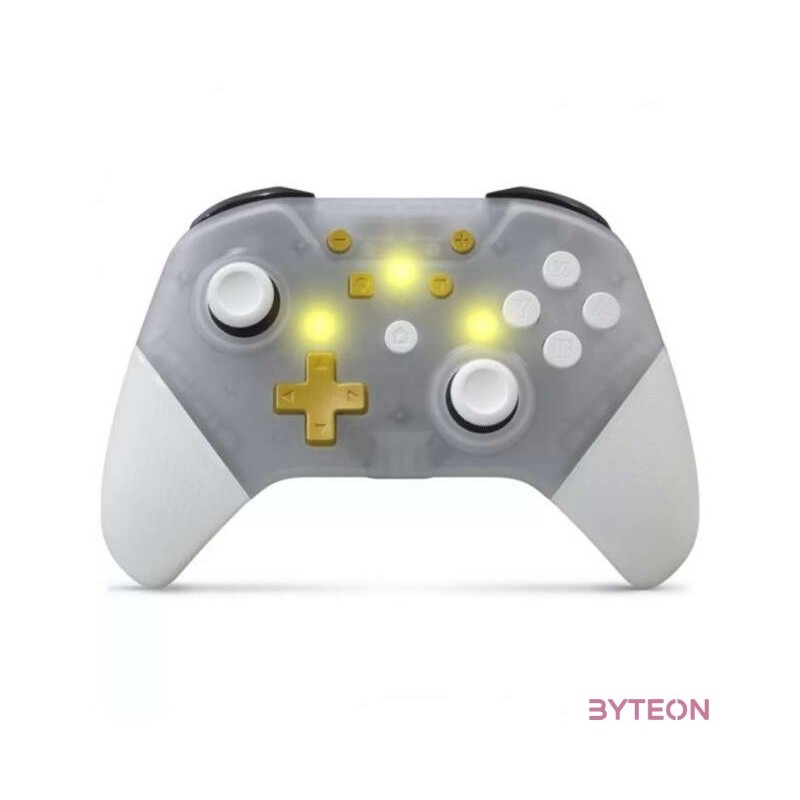 Armor3 NuChamp Nintendo Switch Átlátszó LED vezeték nélküli kontroller