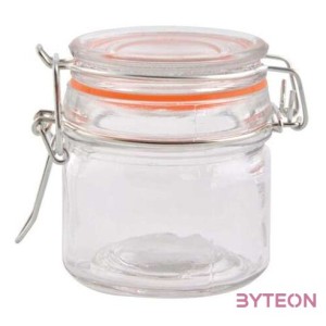 Csatos tároló üveg szett, 12 db-os