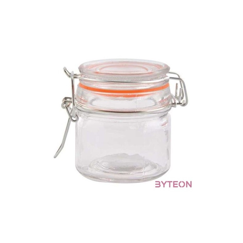 Csatos tároló üveg szett, 12 db-os